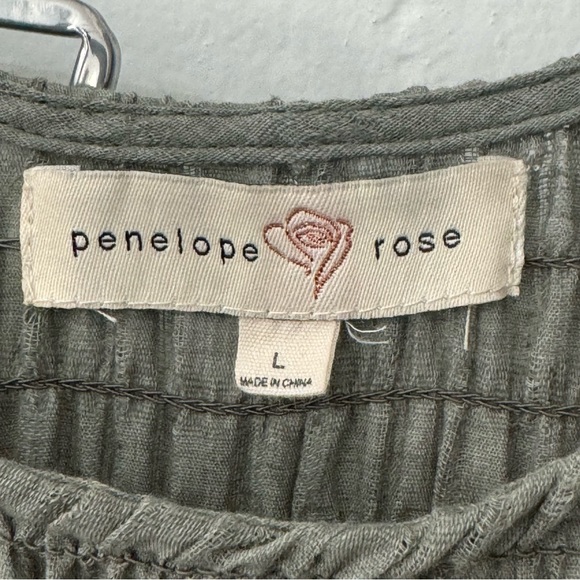 Penelope Rose Cottagecore Flowy Tiered Maxi Dress Size Large - Picture 3 of 5